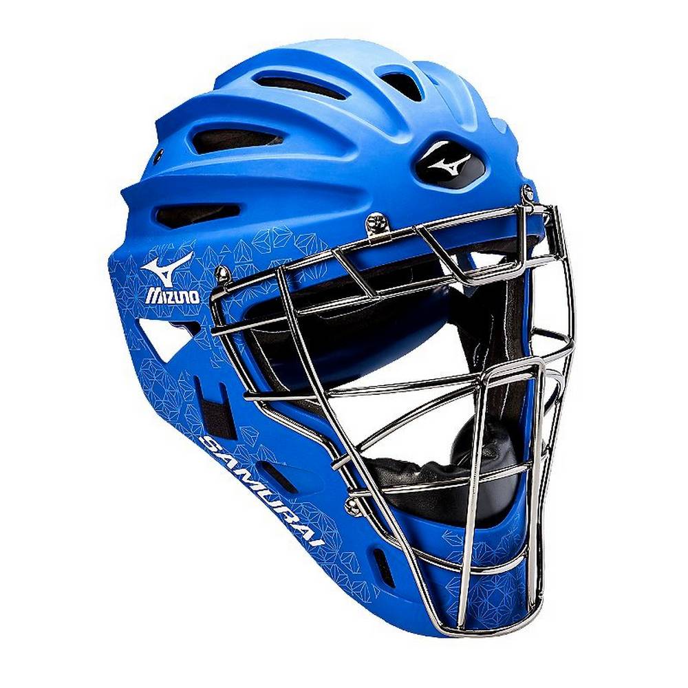 Womens Mizuno Samurai Fastpitch - G4 Softball Catcher’s Helmet Royal Philippines (NTSWEJ982)